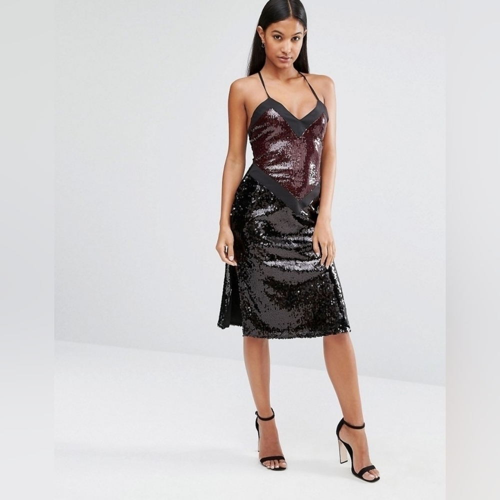 Sequined Bohoo Backless Dress